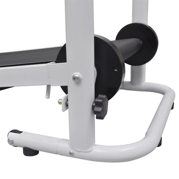 Grote foto vidaxl mini loopband inklapbaar 93x36 cm zwart sport en fitness fitness