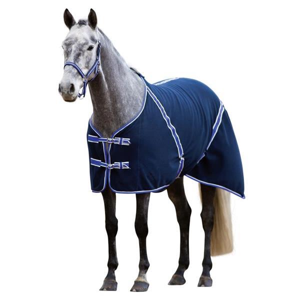 Grote foto kerbl paardendeken rugbe classic blauw 155 cm dieren en toebehoren paarden accessoires