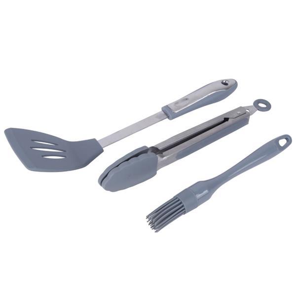 Grote foto camp gear drie stuk bbq tool set silicone 8107931 caravans en kamperen overige caravans en kamperen