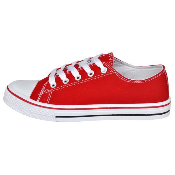 Grote foto vidaxl klassieke lage dames sneakers rood maat 36 kleding heren schoenen