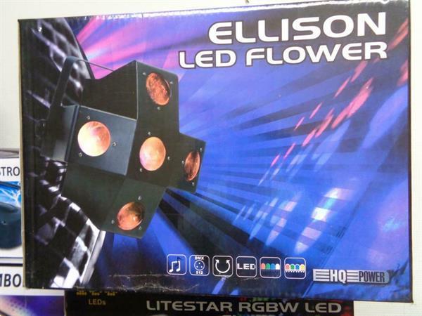 Grote foto ellison ledflower vdpl300cd audio tv en foto lichteffecten