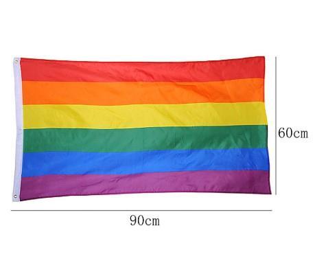 Grote foto regenboog vlag nieuw diversen vlaggen en wimpels