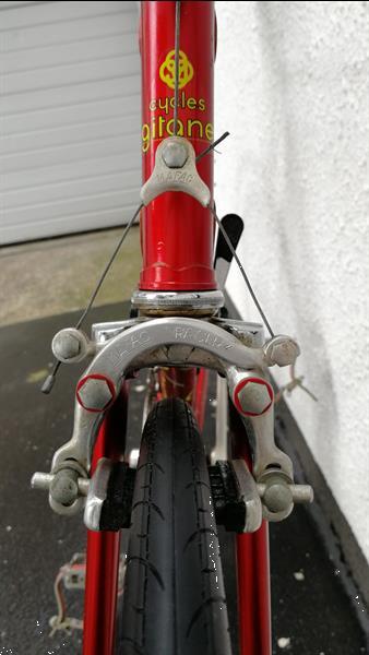 Grote foto gitane racing team fiets fietsen en brommers oldtimers