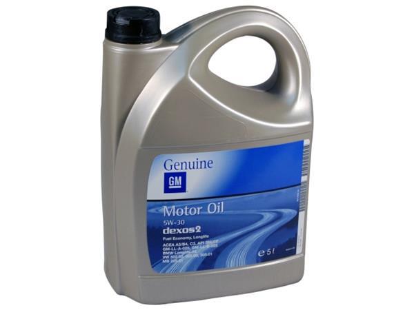 5L ORIGINELE OPEL GM-MOTOROLIE 5W-30 Dexos2 Longlife 1942003 Kopen ...