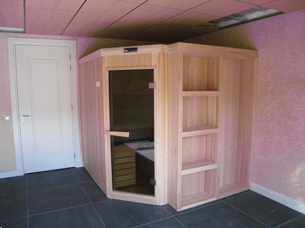 Grote foto buitensauna uit eigen werkplaats sport en fitness sauna