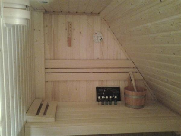 Grote foto buitensauna uit eigen werkplaats sport en fitness sauna