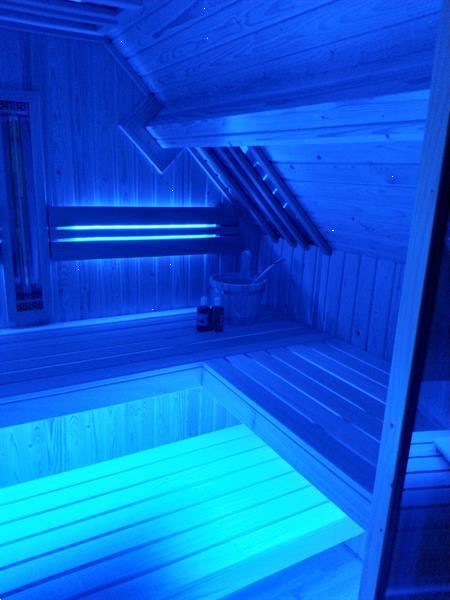 Grote foto buitensauna uit eigen werkplaats sport en fitness sauna