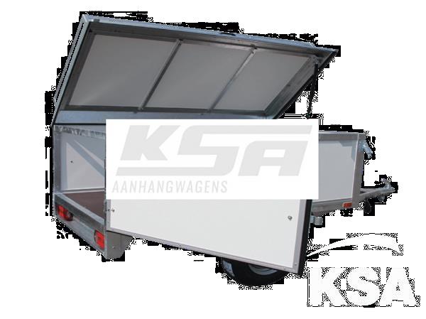 Grote foto twins tc01h150 x 100 x 60 750 kg bagage aanhangwagen auto diversen aanhangers