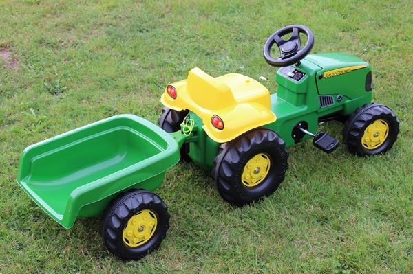 Grote foto kinder tractor met kar kinderen en baby voertuigen en loopfietsen