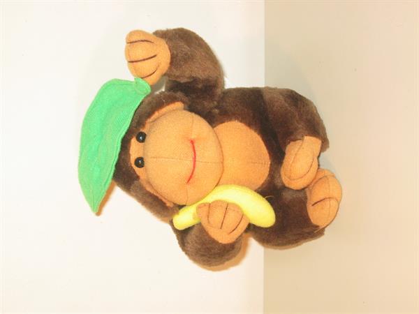 Grote foto aapje met banaan imp.a m christiaens kinderen en baby knuffels en pluche