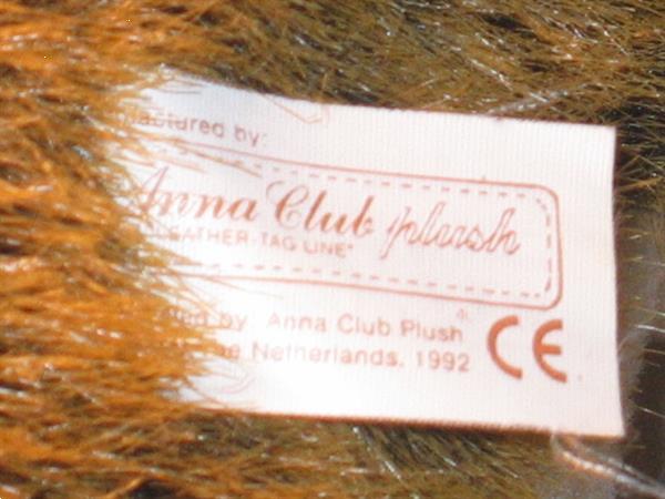 Grote foto egel anna club plush the leather tag line kinderen en baby knuffels en pluche