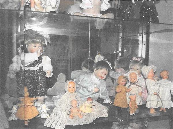 Grote foto nostalgische poppenset incl. toebehoren verzamelen poppen