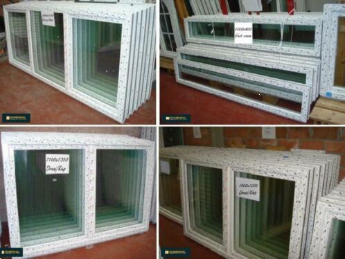 Grote foto pvc kwarts grijs ramen stockverkoop ramenhal doe het zelf en verbouw kozijnen en schuifpuien