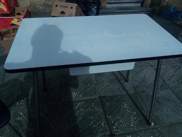 Grote foto tafel met schuif 2 stoelen huis en inrichting bijzettafels