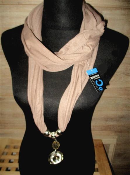 Grote foto modieuze bohemian sjaal met charms sieraad nieuw kleding dames mutsen sjaals en handschoenen