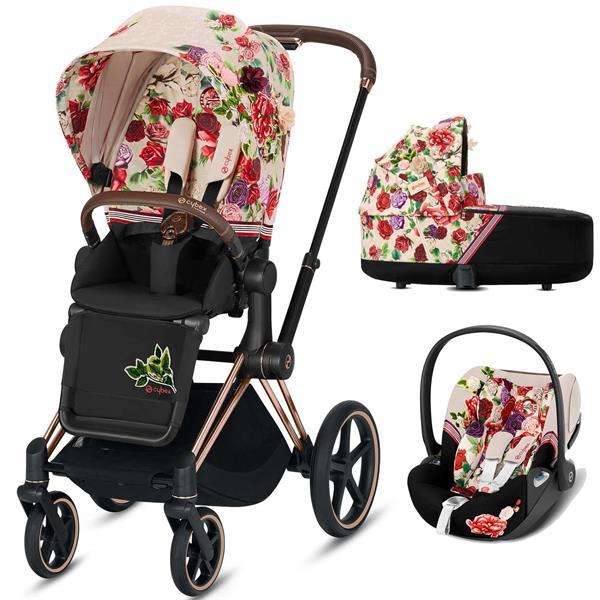 Grote foto cybex priam cherubs jeremy scott pink kinderen en baby kinderwagens