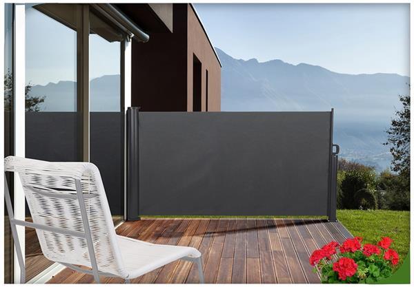 Grote foto terras windscherm 3 meter tuin en terras overige tuin en terras