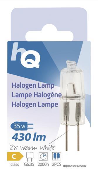Grote foto hq hqhg635 caps002 halogeenlamp capsule g6.35 35 w 430 lm 2 huis en inrichting overige