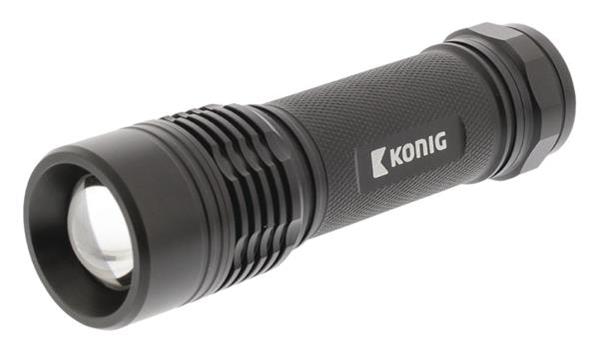 Grote foto k nig kntorchp137 led zaklamp heavy duty 3w 180lm caravans en kamperen overige caravans en kamperen