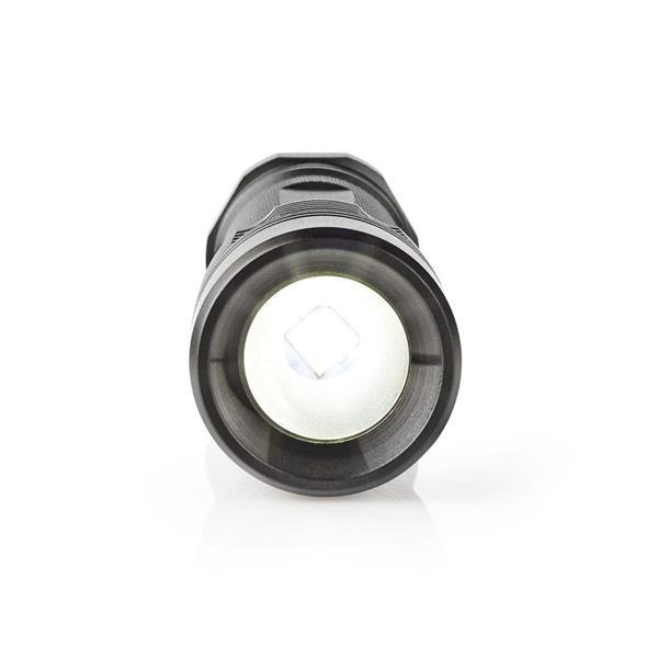 Grote foto nedis ltrh3wbk led zaklamp 3 w 180 lm ipx7 zwart caravans en kamperen overige caravans en kamperen