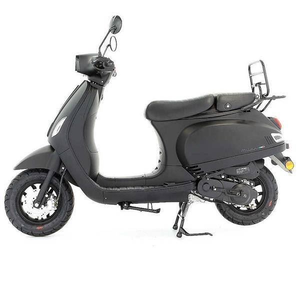 Grote foto dts milano s mat zwart bij central scooters kopen 1548 00 motoren overige merken