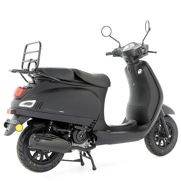 Grote foto dts milano s mat zwart bij central scooters kopen 1548 00 motoren overige merken