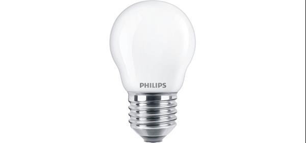 Grote foto philips led classic 60w e27 ww p45 fr nd srt4 verlichting huis en inrichting overige