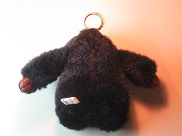 Grote foto sleutelhanger zwart aapje toi toys verzamelen sleutelhangers