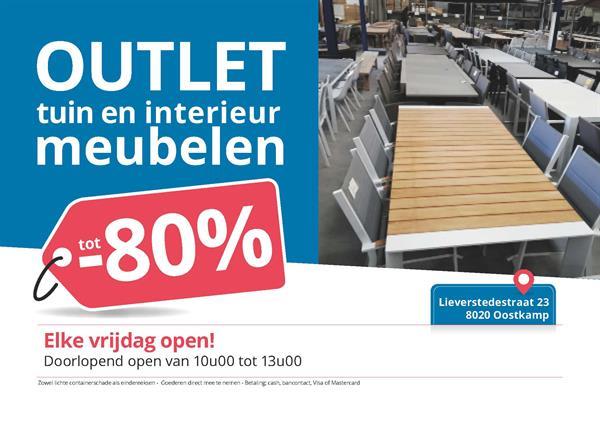 Grote foto outlet stockverkoop tuin en interieurmeubelen tuin en terras tuinmeubelen