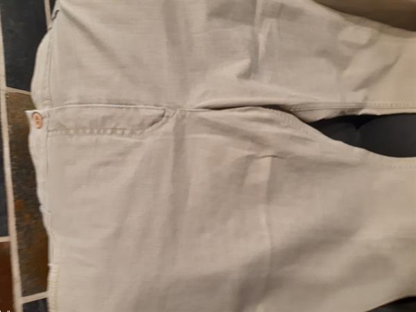 Grote foto beige broek merk bianca maat 48 kleding dames broeken en pantalons
