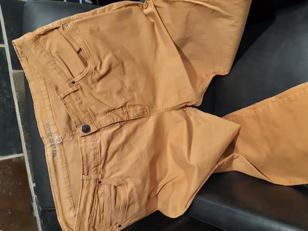 Grote foto oranje broek merk my best jeans maat 50 kleding dames broeken en pantalons
