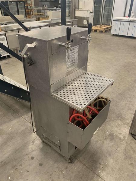 Grote foto rvs antoine bierkoeler biertap gekoeld bier dubbele tapkraan diversen overige diversen