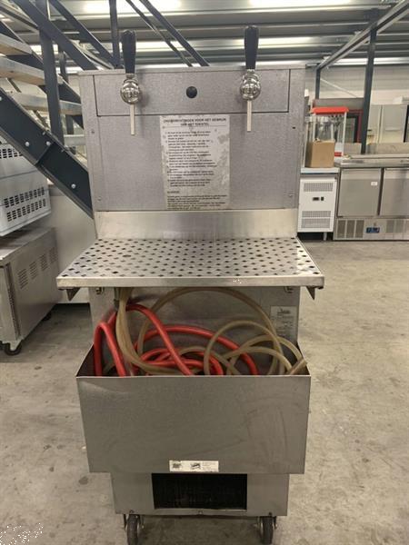 Grote foto rvs antoine bierkoeler biertap gekoeld bier dubbele tapkraan diversen overige diversen