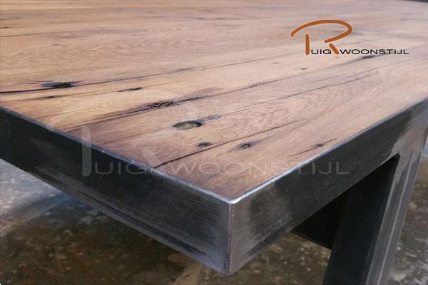 Grote foto industrieel design tafel keukentafel maatwerk. huis en inrichting design meubels