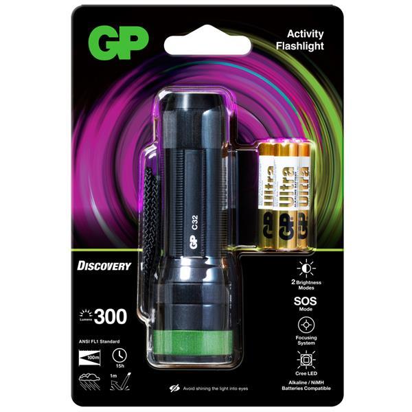 Grote foto gp zaklamp 3x aaa 300 lumen caravans en kamperen overige caravans en kamperen