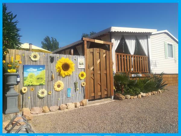 Grote foto te huur mobilhomes in zuid frankrijk aan strand vakantie frankrijk