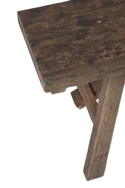 Grote foto mooi bankje tafel van hout 120 cm huis en inrichting sidetables