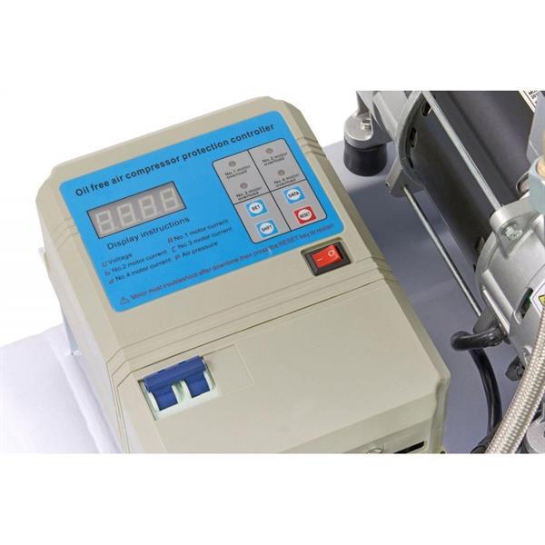 Grote foto 6 pk 230volt 150 liter professionele low noise compressor doe het zelf en verbouw compressors