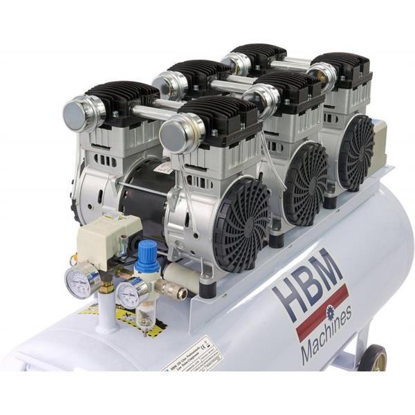 Grote foto 6 pk 230volt 150 liter professionele low noise compressor doe het zelf en verbouw compressors