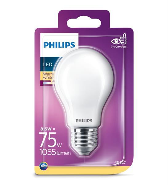 Grote foto philips led classic 75w e27 ww a60 fr nd srt4 verlichting huis en inrichting overige