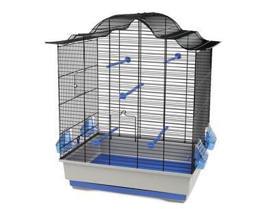 Standaard voor vogelkooi Piano 6, metalen standaard met wielen, 84,8 x