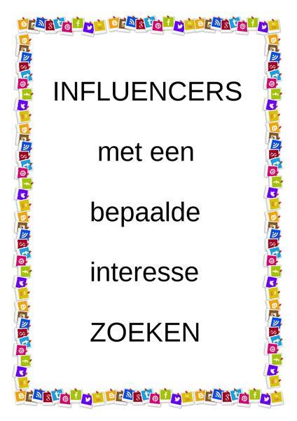 Grote foto zoeker naar influencers gezocht diensten en vakmensen marketing en reclame