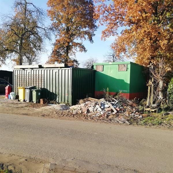 Grote foto container woonunit noodwoning stacaravan caravans en kamperen stacaravans