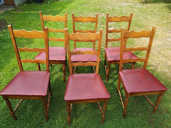 Grote foto 6 antieke eiken stoelen antiek en kunst woonaccessoires