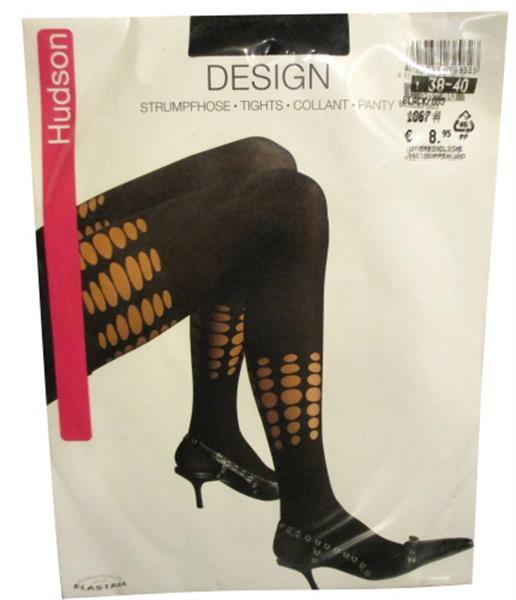 Grote foto hudson design panty zwart met transparante nieuw kleding dames leggings en panty