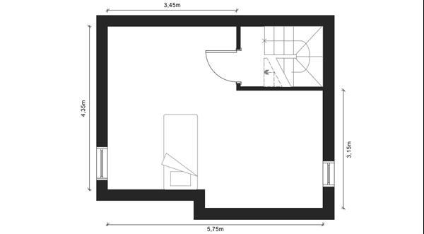 Grote foto lier goed gelegen te renoveren woning. huizen en kamers eengezinswoningen