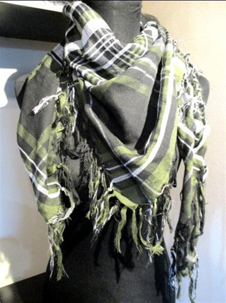 Grote foto stoere franje sjaal nieuw kleding dames mutsen sjaals en handschoenen