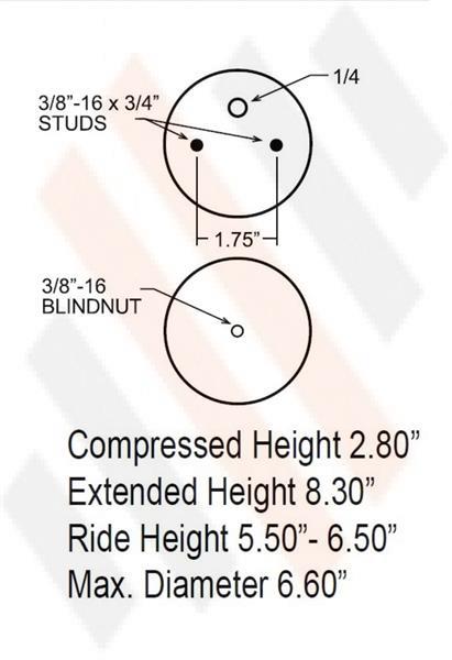 Grote foto firestone set 2 kamer luchtbalgen hulpluchtvering 6781 auto onderdelen overige auto onderdelen