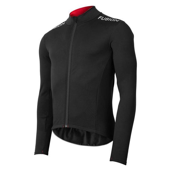 Grote foto fusion s3 cycling jacket zwart medium kleding heren sportkleding