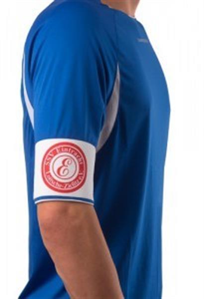 Grote foto aanvoerdersband met print van uw logo of tekst uniek per el sport en fitness voetbal